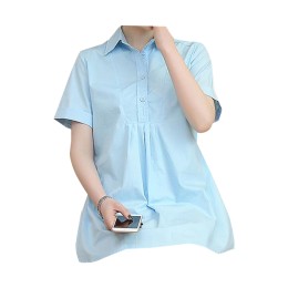 SKUFPW012 a large number of custom-made short-sleeved maternity shirts design lapel strap maternity overalls maternity center SKUFPW012 a large number of custom-made short-sleeved maternity shirts design lapel strap maternity overalls maternity center